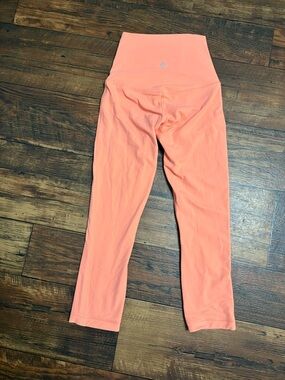 lululemon athletica Coral/Peach High-Rise Leggings